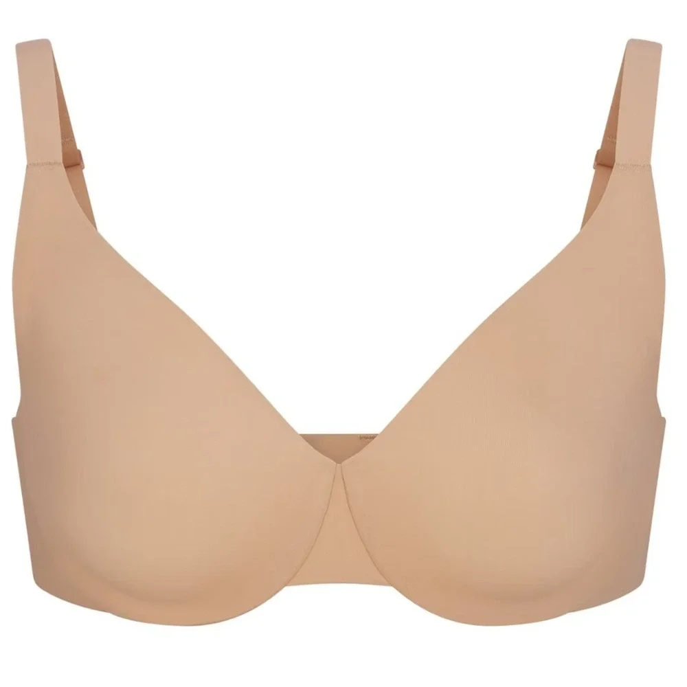 Skims Smoothing Intimates Unlined full Coverage Bra, Clay,‎ 34D - Picture 2 of 5